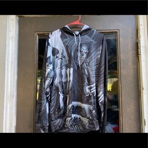 Devin Du Women’s Black Hoodie Sweatshirt Size XL